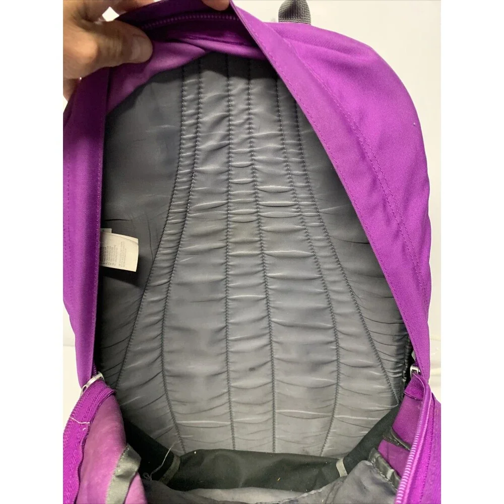 The North Face Vault Backpack Bag Purple Gray North Face School College